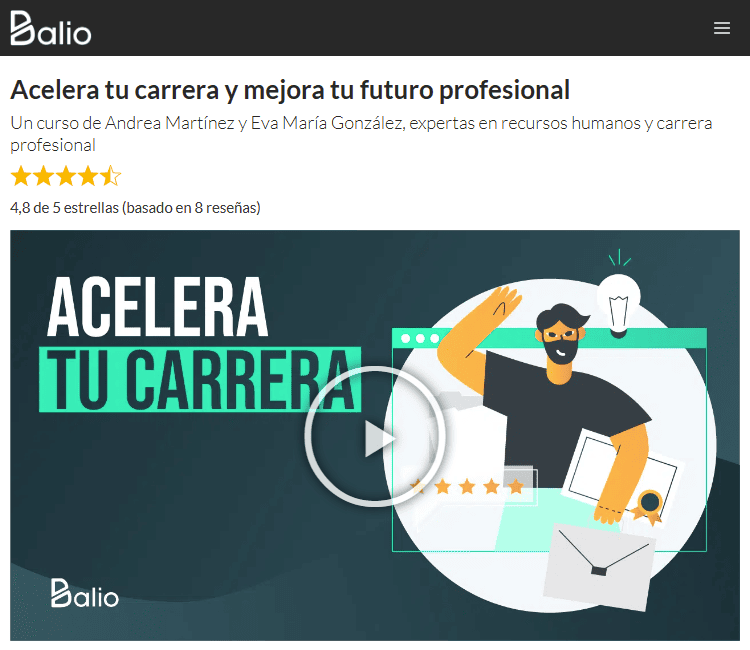 Balio: Acelera tu carrera y mejora tu futuro profesional Balio: Acelera tu carrera y mejora tu futuro profesional