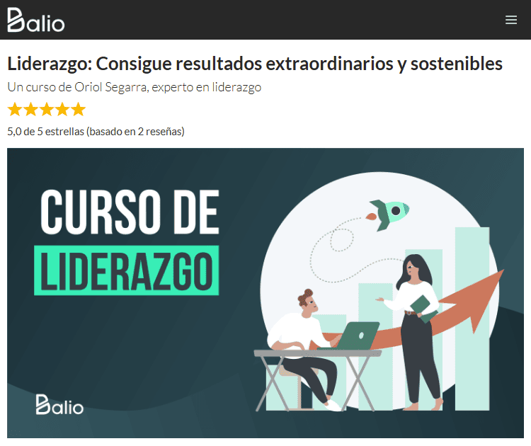 Balio: Liderazgo: consigue resultados extraordinarios y sostenibles Balio: Liderazgo: consigue resultados extraordinarios y sostenibles