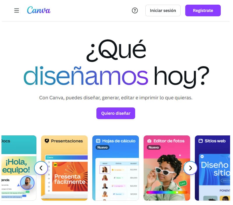 Canva - herramienta gratuita para teletrabajar