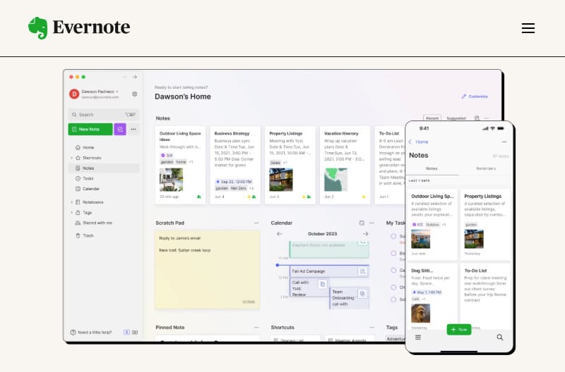 Evernote - herramienta gratuita para teletrabajar