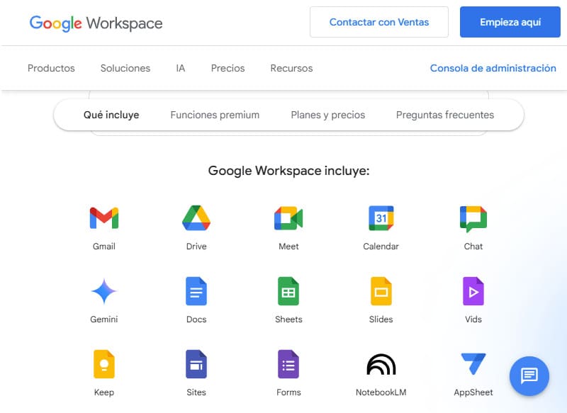 Google Wokspace - herramientas gratuitas para teletrabajar