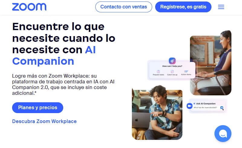 Zoom - herramienta gratuita para teletrabajar